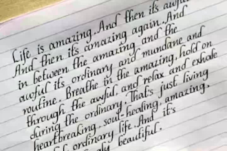 write your text in neat and beautiful handwriting