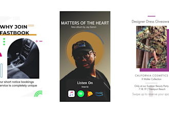 create instagram stories and story video ads