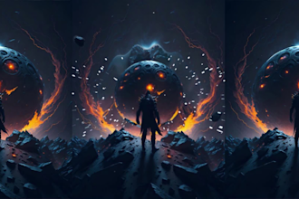 animate and loop your artwork, image to look alive