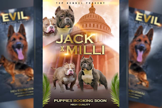 design a dog flyer