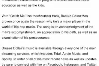 publish music interviews on calipost, rollinghype, magazines