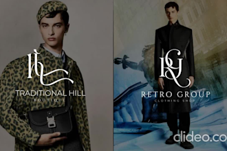 design bespoke luxury fashion clothing brand logo