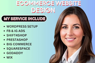 design bigcommerce bigcartel shopline website wix website design shopify website
