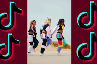 do tiktok dance video, afro beat dance, shuffle dance, twerk dance to your song