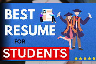 write the best resume, CV, and cover letter for any student