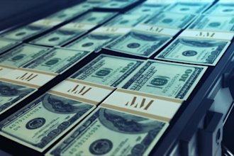 create amazing money intro logo animation