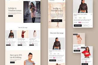 design and develop a stunning framer website or landing page