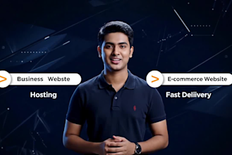 build modern portfolio or  business website