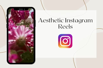 make aesthetic instagram and tiktok reels for you