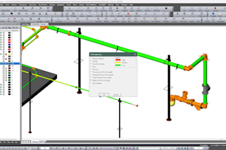 fire protection system 3d 2d autocad autosprink cad