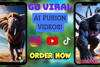 do viral ai hybrid animal fusion video animation ai fusion tiktok youtube reels