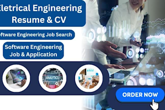 write resume  for mechanical, software, electrical engineering cvs job apply