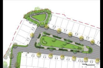 professionally draw and color your landscape siteplan