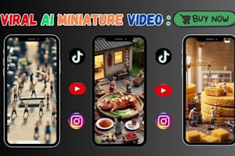create ai miniature, ai product, miniature workers, mr chef miniature workers