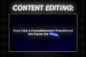 edit professional talking head video for your youtube channel