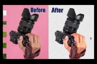images background removal professionally, photo retouching, color correction