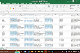 do web scraping, internet research, business database creation and extraction