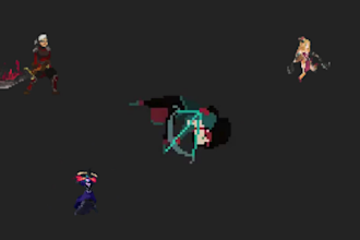 make sprite sheet pixel art animation, pixel illustration for game art rpg maker