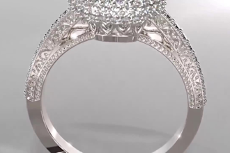 do realistic 3d jewelry design, 3d jewelry model, 3d ring, 360 jewelry animation