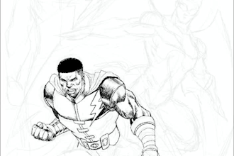 drawing black and white or color illustrations for comic and game characters