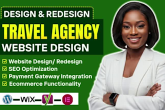 design automated travel affiliate or travel agency website for passive income