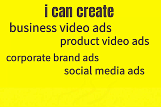 create brand and business commercial video ads