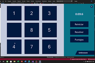 create number puzzle app with c sharp, oop, windows forms and database