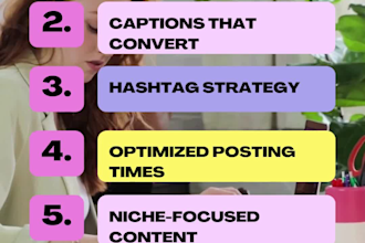 create a custom 7 day social media content calendar for your brand