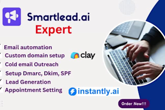 setup smartlead instantly ai reachinbox snov io gmass for cold email outreach