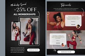 do canva, figma email newsletter template to brevo klaviyo mailchimp in 24hours