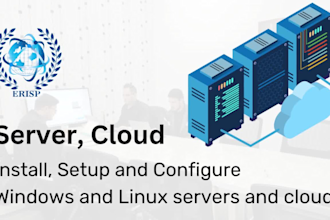 install, setup, and configure your windows and linux servers and cloud