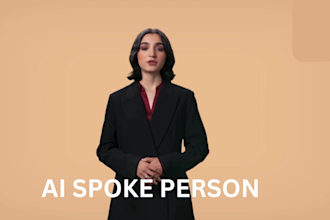 create realistic ai avatar multi language spokesperson video, image to video