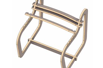 design parametric chair for digital fabrication