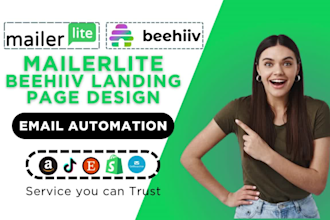 setup mailerlite beehiiv klaviyo getresponse accounts with automation