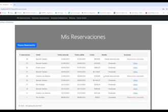 custom web system with crud and admin dashboard