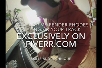 add my fender rhodes playing to your recording