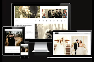 provide a premium framer template for your photography portfolio