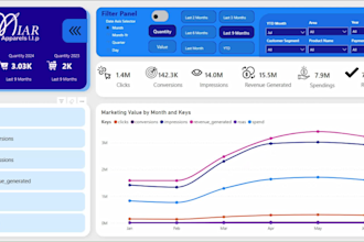 make dynamic reports as a visualization expert
