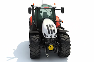 create 3d tractor model mechanical part model 3d spaceship for game purpose