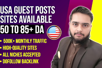 publish USA guest post with SEO dofollow USA backlink, USA guest post