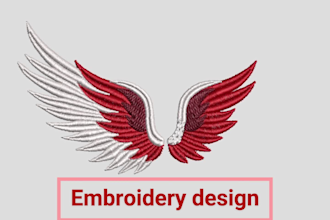 do embroidery digitizing your logo or design for embroidery machines