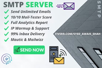setup powermta SMTP email server mailwizz mautic mailbox