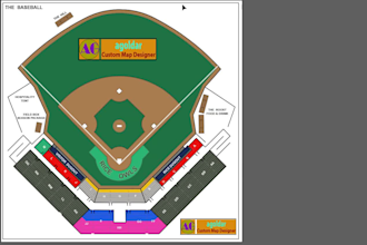 create high impact stadium seating maps and custom venue illustrations