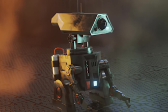 design custom 3d environment for your  background with blender