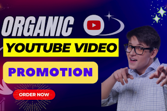 do organic youtube video promotion with channel growth