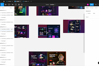 do nft website design, nft marketplace and nft minting landing page UI UX