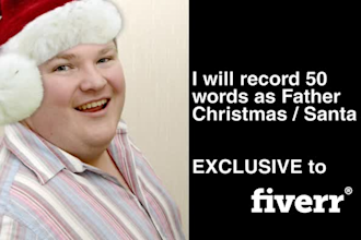 be your father christmas or santa voice