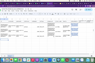 integrate jobber with google sheet without using zapier