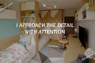design interior and 3d render for your home