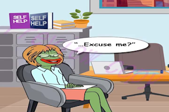 crypto meme video memecoin animation funny meme video meme coin art animated gif
